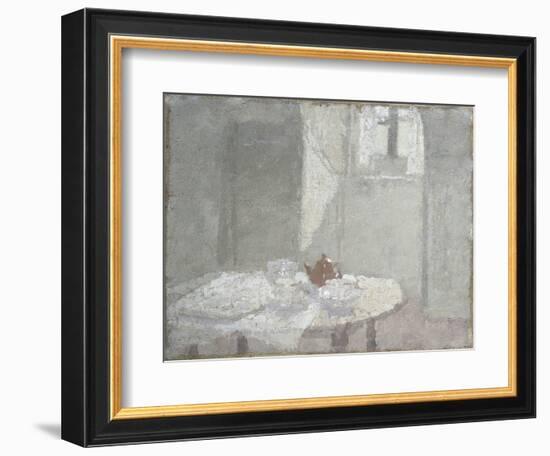 Interior, 1924 (Oil on Canvas)-Gwen John-Framed Giclee Print