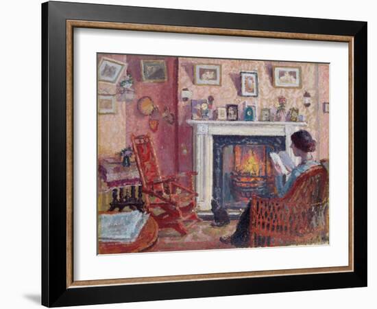 Interior, 31 Mornington Crescent-Spencer Frederick Gore-Framed Giclee Print