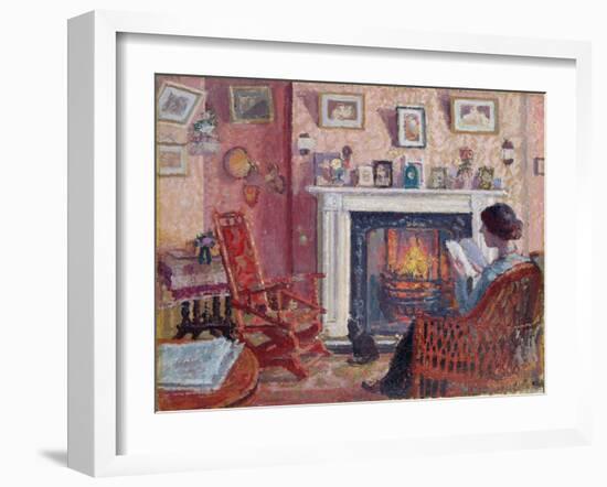 Interior, 31 Mornington Crescent-Spencer Frederick Gore-Framed Giclee Print