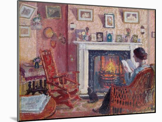 Interior, 31 Mornington Crescent-Spencer Frederick Gore-Mounted Giclee Print