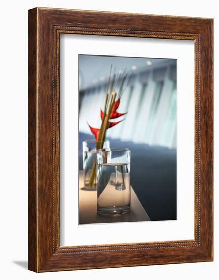 Interior Architectural Detail of Link Bridge in Yas Viceroy Abu Dhabi Hotel, Located in Yas West-Cahir Davitt-Framed Photographic Print