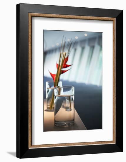 Interior Architectural Detail of Link Bridge in Yas Viceroy Abu Dhabi Hotel, Located in Yas West-Cahir Davitt-Framed Photographic Print