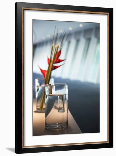 Interior Architectural Detail of Link Bridge in Yas Viceroy Abu Dhabi Hotel, Located in Yas West-Cahir Davitt-Framed Photographic Print