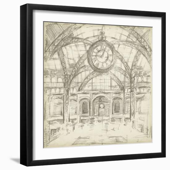 Interior Architectural Study I-Ethan Harper-Framed Art Print