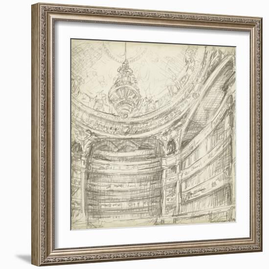 Interior Architectural Study II-Ethan Harper-Framed Premium Giclee Print