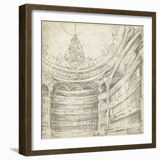 Interior Architectural Study II-Ethan Harper-Framed Premium Giclee Print