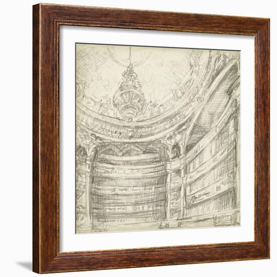 Interior Architectural Study II-Ethan Harper-Framed Premium Giclee Print