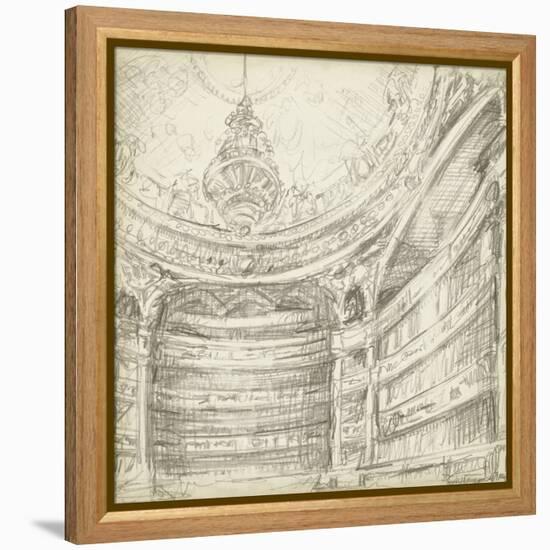 Interior Architectural Study II-Ethan Harper-Framed Stretched Canvas