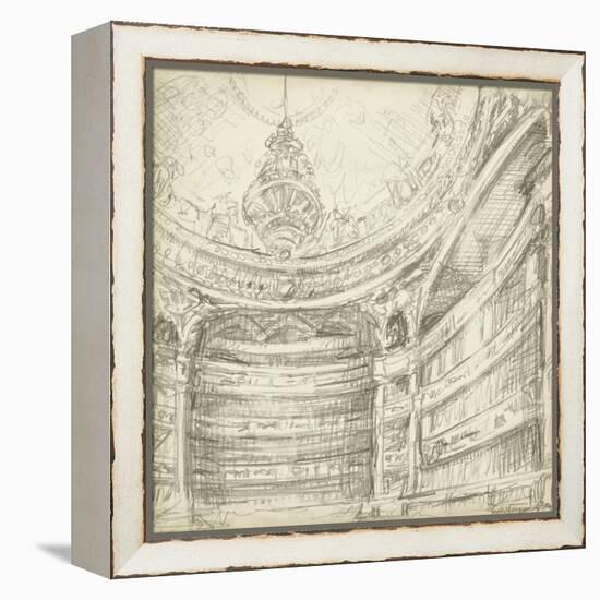 Interior Architectural Study II-Ethan Harper-Framed Stretched Canvas