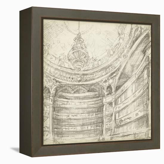 Interior Architectural Study II-Ethan Harper-Framed Stretched Canvas