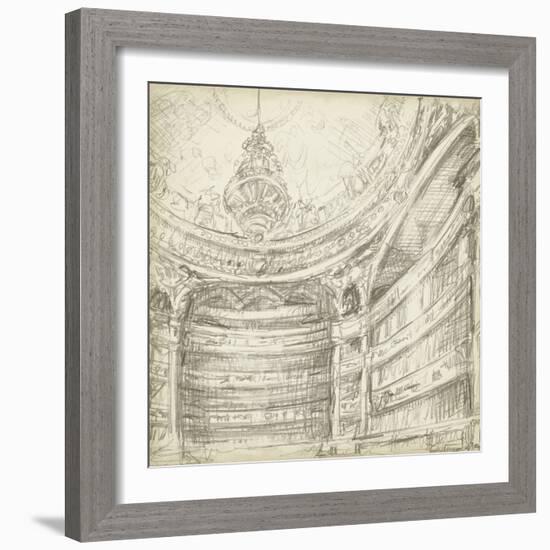 Interior Architectural Study II-Ethan Harper-Framed Art Print