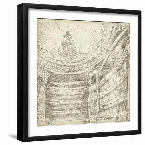 Interior Architectural Study II-Ethan Harper-Framed Art Print