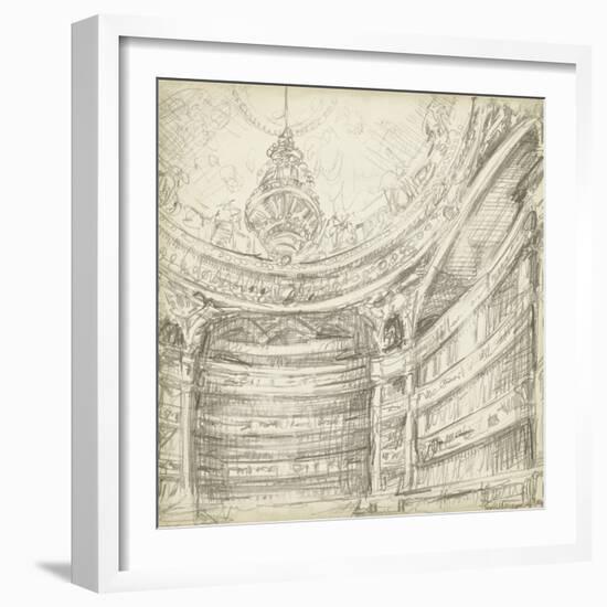 Interior Architectural Study II-Ethan Harper-Framed Art Print