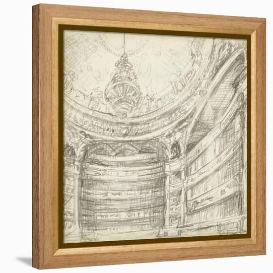 Interior Architectural Study II-Ethan Harper-Framed Stretched Canvas