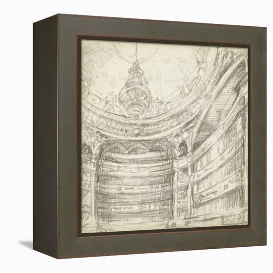 Interior Architectural Study II-Ethan Harper-Framed Stretched Canvas