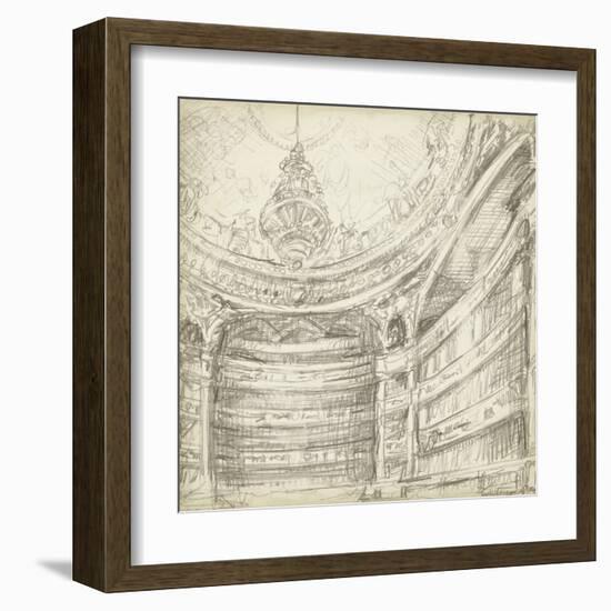 Interior Architectural Study II-Ethan Harper-Framed Art Print