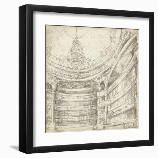 Interior Architectural Study II-Ethan Harper-Framed Art Print