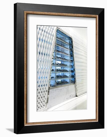 Interior Architectural Win Rack Wall Detail in the Yas Viceroy Abu Dhabi Hotel, Located in Yas West-Cahir Davitt-Framed Photographic Print