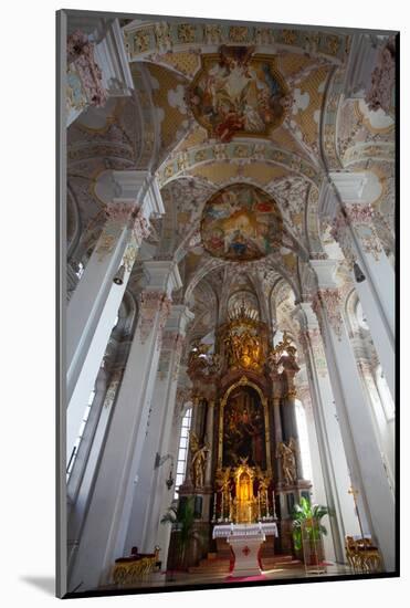 Interior, Barrel Vaulted Nave, Heilig Geist Church, originally founded in the 14th century-Richard Maschmeyer-Mounted Photographic Print