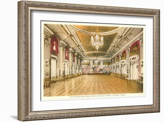 Interior, Book-Cadillac, Detroit, Michigan-null-Framed Art Print