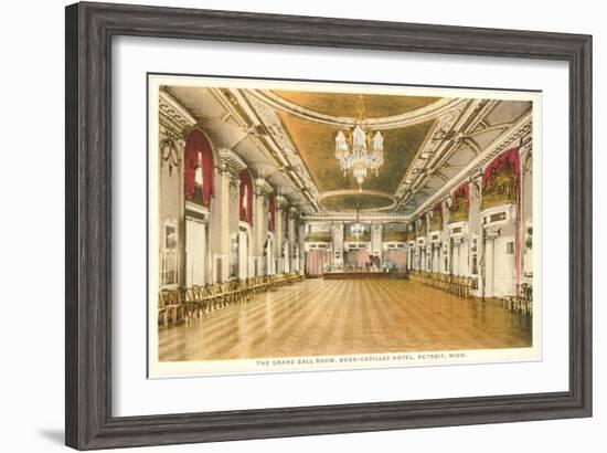 Interior, Book-Cadillac, Detroit, Michigan-null-Framed Art Print