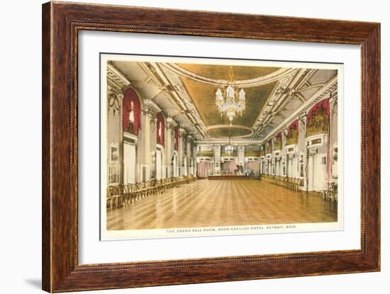 Interior, Book-Cadillac, Detroit, Michigan-null-Framed Art Print