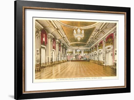 Interior, Book-Cadillac, Detroit, Michigan-null-Framed Art Print