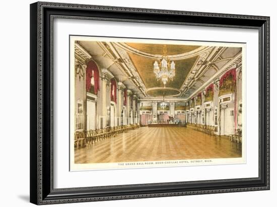 Interior, Book-Cadillac, Detroit, Michigan-null-Framed Art Print