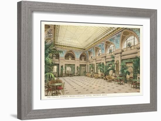 Interior, Book Cadillac Hotel, Detroit, Michigan-null-Framed Premium Giclee Print