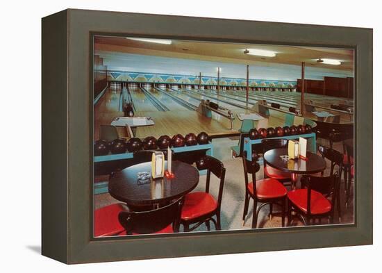 Interior, Bowling Alley-null-Framed Stretched Canvas