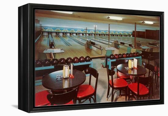 Interior, Bowling Alley-null-Framed Stretched Canvas