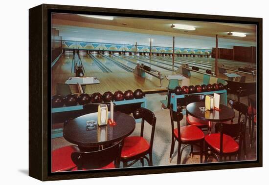 Interior, Bowling Alley-null-Framed Stretched Canvas