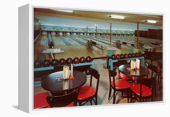 Interior, Bowling Alley-null-Framed Stretched Canvas