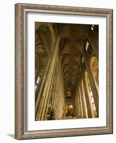 Interior, Canterbury Cathedral, Canterbury, Kent-Ethel Davies-Framed Photographic Print