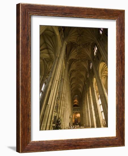Interior, Canterbury Cathedral, Canterbury, Kent-Ethel Davies-Framed Photographic Print