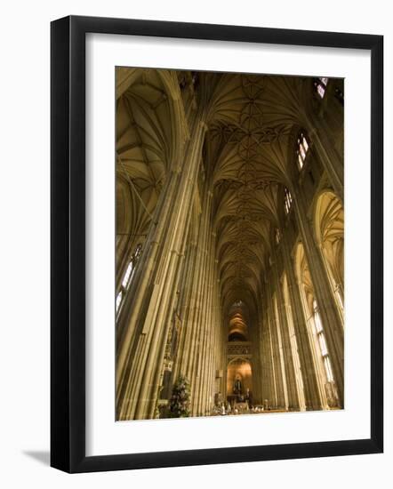 Interior, Canterbury Cathedral, Canterbury, Kent-Ethel Davies-Framed Photographic Print