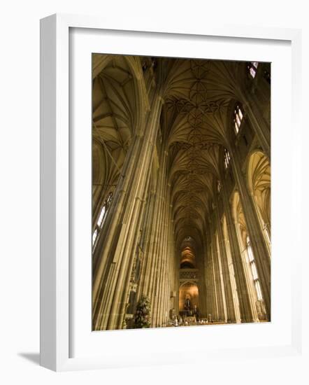 Interior, Canterbury Cathedral, Canterbury, Kent-Ethel Davies-Framed Photographic Print