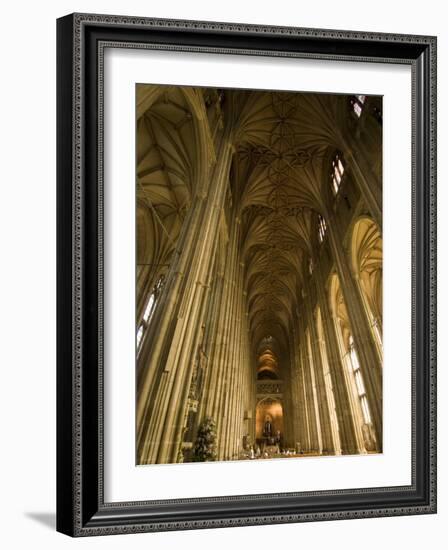 Interior, Canterbury Cathedral, Canterbury, Kent-Ethel Davies-Framed Photographic Print