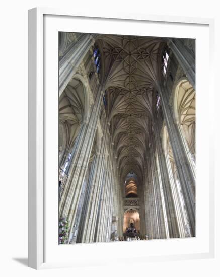 Interior, Canterbury Cathedral, Canterbury, Kent-Ethel Davies-Framed Photographic Print