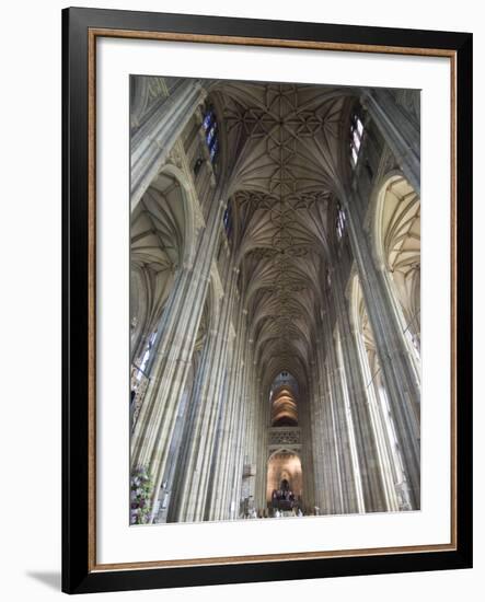 Interior, Canterbury Cathedral, Canterbury, Kent-Ethel Davies-Framed Photographic Print