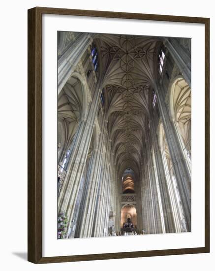 Interior, Canterbury Cathedral, Canterbury, Kent-Ethel Davies-Framed Photographic Print