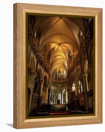 Interior, Canterbury Cathedral, Unesco World Heritage Site, Kent, England, United Kingdom-Roy Rainford-Framed Premier Image Canvas