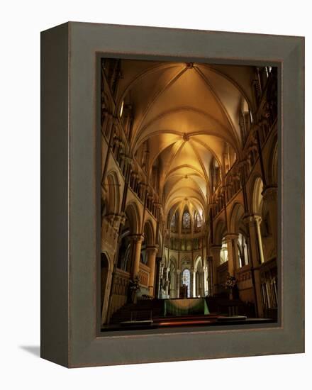 Interior, Canterbury Cathedral, Unesco World Heritage Site, Kent, England, United Kingdom-Roy Rainford-Framed Premier Image Canvas