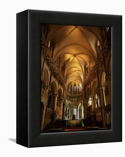 Interior, Canterbury Cathedral, Unesco World Heritage Site, Kent, England, United Kingdom-Roy Rainford-Framed Premier Image Canvas