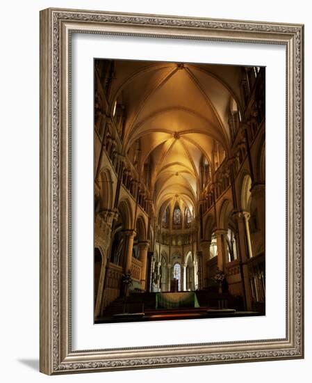 Interior, Canterbury Cathedral, Unesco World Heritage Site, Kent, England, United Kingdom-Roy Rainford-Framed Photographic Print