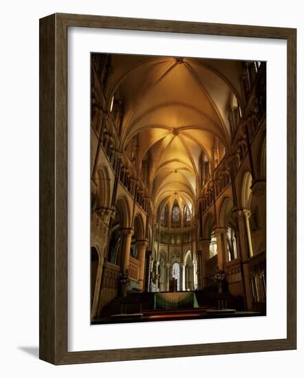 Interior, Canterbury Cathedral, Unesco World Heritage Site, Kent, England, United Kingdom-Roy Rainford-Framed Photographic Print