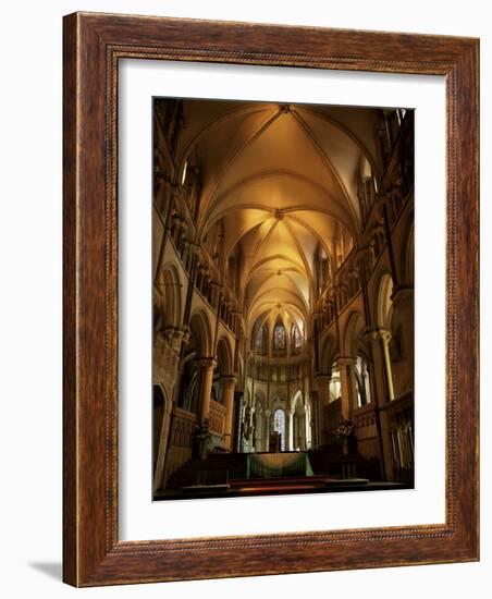 Interior, Canterbury Cathedral, Unesco World Heritage Site, Kent, England, United Kingdom-Roy Rainford-Framed Photographic Print