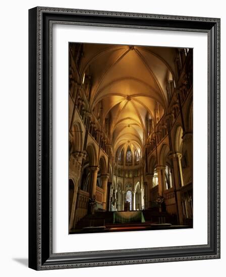 Interior, Canterbury Cathedral, Unesco World Heritage Site, Kent, England, United Kingdom-Roy Rainford-Framed Photographic Print