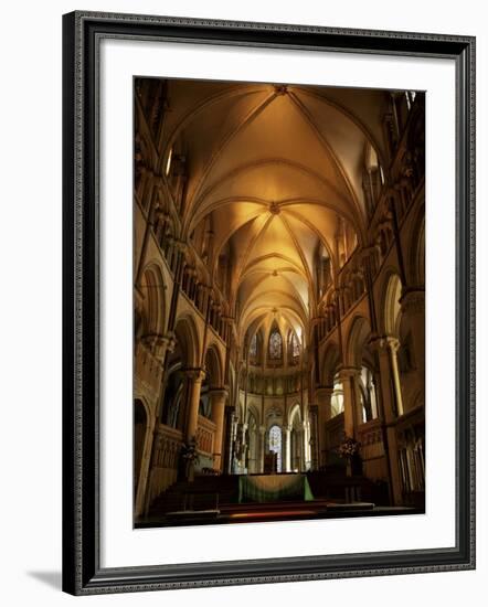 Interior, Canterbury Cathedral, Unesco World Heritage Site, Kent, England, United Kingdom-Roy Rainford-Framed Photographic Print