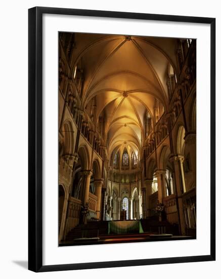 Interior, Canterbury Cathedral, Unesco World Heritage Site, Kent, England, United Kingdom-Roy Rainford-Framed Photographic Print